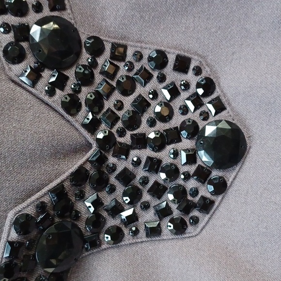 BCBG Wool Blend Embellished Neckline Tunic Top- Sz. Sm - Picture 8 of 10